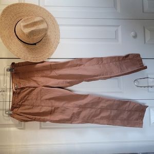Anthropologie  hei hei cargo pants. Pinkish- orange color.